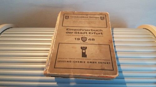 Einwohnerbuch der stadt erfurt - stadt,