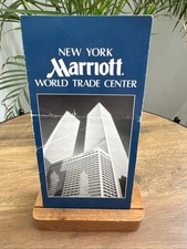 World Trade Center New York Marriott Hotel Heft Zimmerbeleg. Zwillingstürme