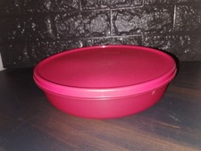 Clarissa Schüssel inkl. Deckel, rot - "Tupperware" - (M8)