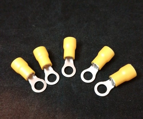 Gelb isolierte ringklemmen 5 - gelb,