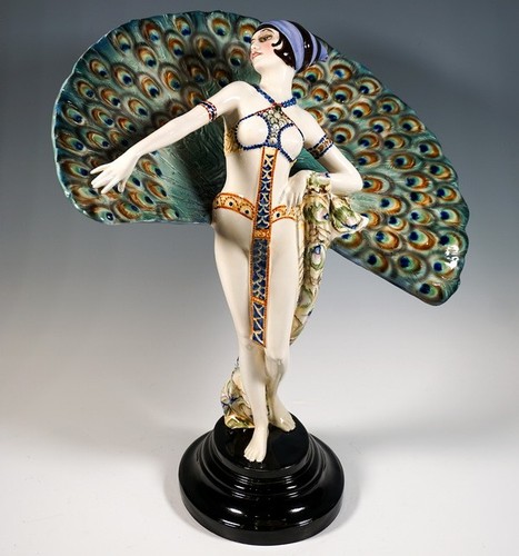 Goldscheider figur tänzerin - goldscheider,