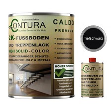 2K Fussbodenlack Treppenlack Farbe Buntlack Seidenmatt Dielenlack Parkettlack