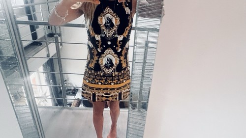 Minikleid barockstil - im,