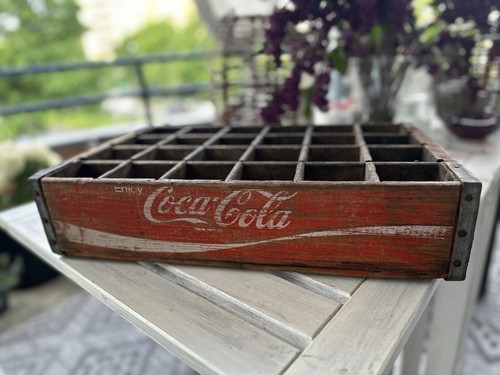 Coca cola holzkiste - coca, 1950er