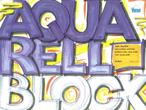 Aquarell aquarellmalblock - aquarell,