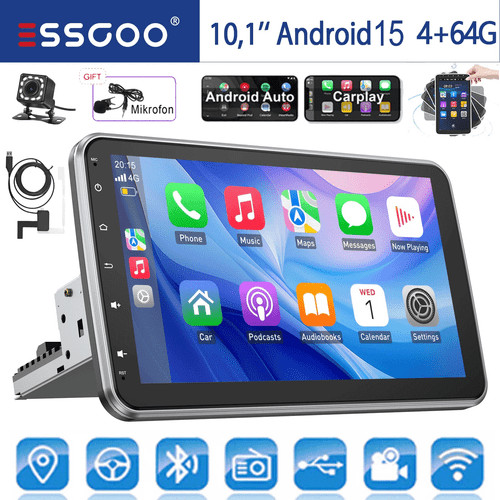 Dab autoradio 64gb android - dab+,