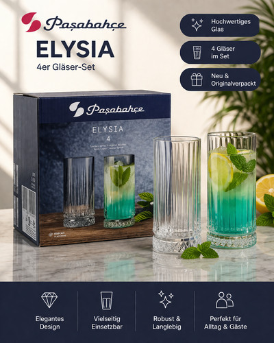 Neu pasabahce elysia gläser - elysia,