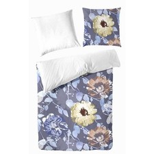 Satin Bettwäsche Blumen 100%