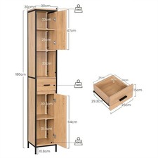Hochschrank badezimmerschrank - hochschrank,
