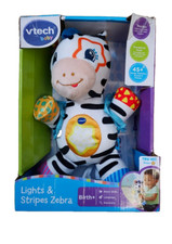 VTech Lights & Stripes Zebra Baby sensorisches Spielzeug Englisch English