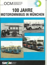 100 Jahre Motor-Omnibus in München, 1997, mit Obus, tadelloser Zustand!