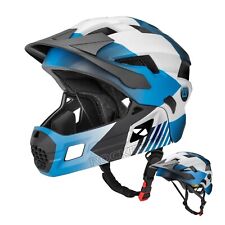 ROCKBROS Kinderhelm Kratzer Kinder Integriert Fahrradhelm Fullface helm 48-57cm