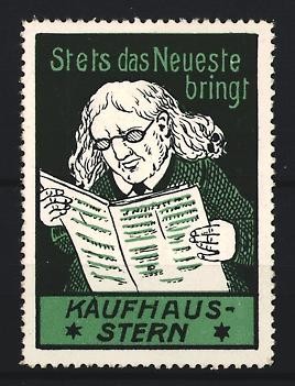 Reklamemarke kaufhaus stern - reklamemarke,