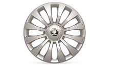 Original Skoda 1 Satz Radkappen Radzierblenden 15 Zoll 6x15 Rapid Fabia 3