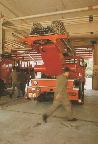 Ddr bildpostkarte feuerwehr - bildpostkarte,