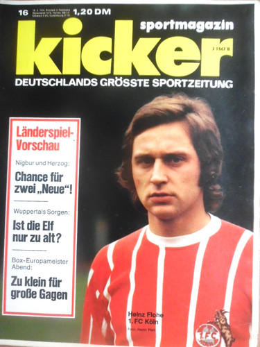 Kicker 2 1974 heinz - kicker, 18.2.