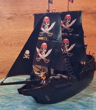 PLAYMOBIL CUSTOM PIRATENSCHIFF DOPPELSEGEL UNIKAT DAS GRÖSSTE VON PLAYMOBIL