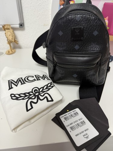 Mcm rucksack mini schwarz - rucksack,