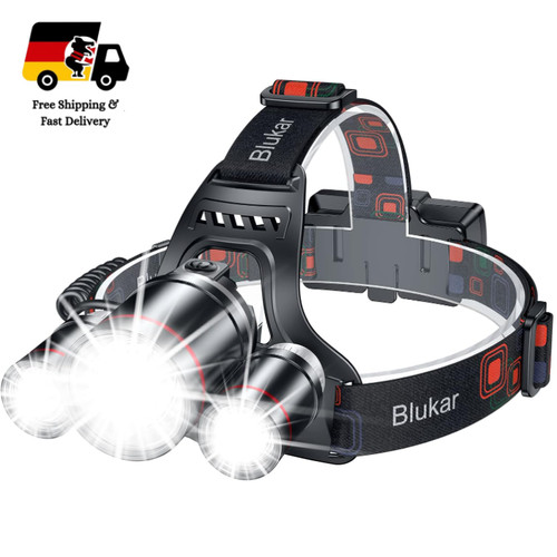 Blukar stirnlampe led 8000 - blukar,