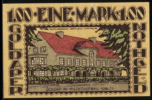 Notgeld goldap 1921 mark - notgeld, 1