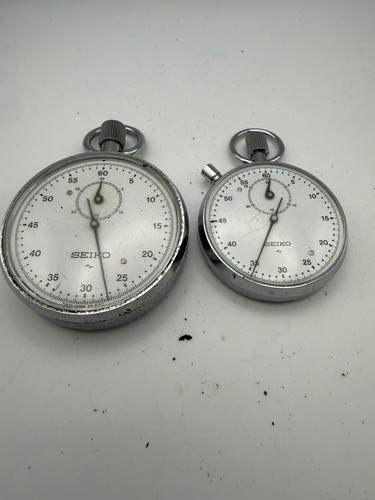 Seiko mechanische stoppuhr - 2x,