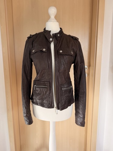 Braune lederweste damen - braune,