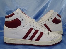 ADIDAS TOP TEN HI SNEAKER GR 43 1/3 SCHUHE CONSORTIUM SPACE DIVER WHITE RED /D86