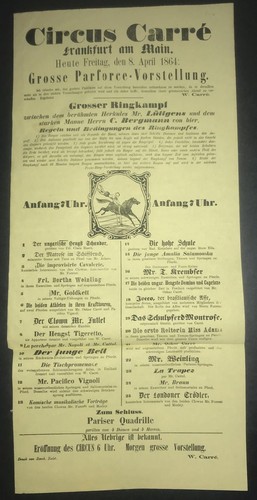 1864 erster ringkampf der - 1864,