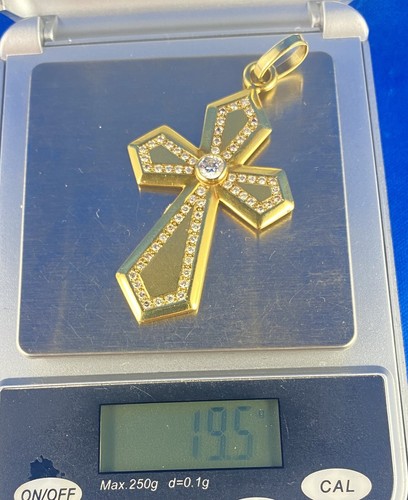 Kreuz anhänger gold 750 - kreuz,