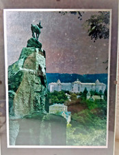 Leuchteffekt-Bild im Glasrahmen 24 cm x 18 cm für Zimmerdekoration