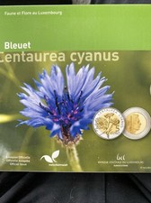 5 Euro Kornblume 2016 PP Luxemburg Nordisches Gold Silber