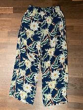 KHUJO * süße weite Hose Stoffhose Sommerhose * blau bunt  * Gr. S * TOP-Zustand!