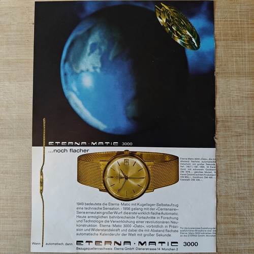 Eterna matic 3000 - uhr, 1964