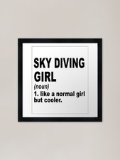 sky diving Sister, sky diving