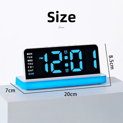 Led wecker mit großer - mit,