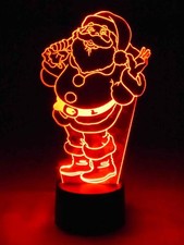 niedliche 3D LED-Lampe Santa