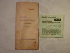 alte Bedienungsanleitung