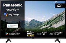 Panasonic TX-43MSW504 43" Smart TV Android Chromecast schwarz Full HD LED