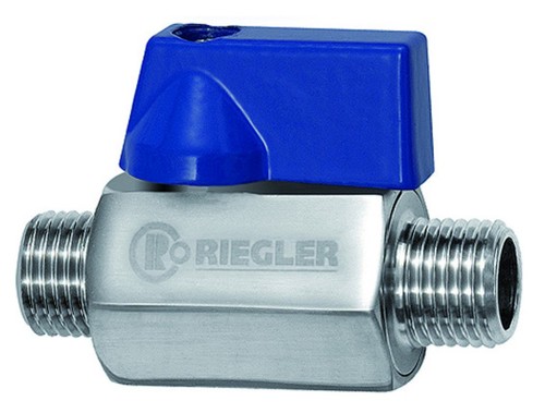 Riegler mini kugelhahn - riegler, mini-kugelhahn