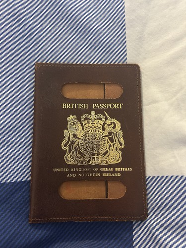 Vintage british passport - vintage,