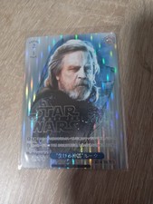 Star Wars The Last Jedi Gold Stamp Karte Schwarz Weiß Premium