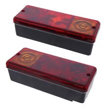 2x Rückleuchte 3-Funktionen DDR PKW Anhänger Mehrkammerleuchte Trailer