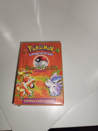Pokémon buschfeuer themendeck - pokémon,