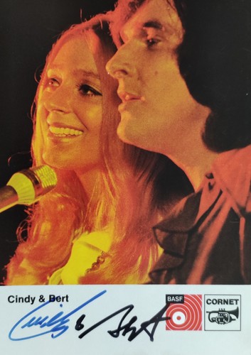 Cindy bert autogramm - cindy, autogramm,