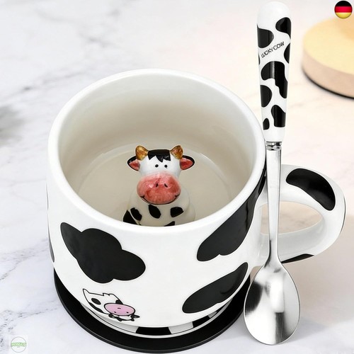 Kuh keramik tasse mit - kuh,