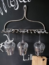 Vintage Gläserregal Gläserhalter, Harke für Gläser, Land, Landhaus, Shabby Chic