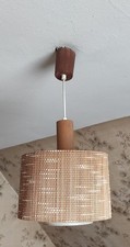 TEAK DECKENLAMPE PENDELLEUCHTE