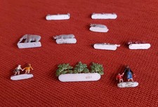 3x Siku Plastik Konvolut V419 V418 V582 und Siku Margarine Figuren Zoo Frihoma