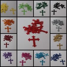 KREUZ STREUTEILE STANZTEILE TAUFE KOMMUNION KONFIRMATION FIRMUNG TISCHDEKO