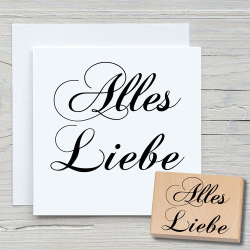 Stempel alles liebe - stempel,